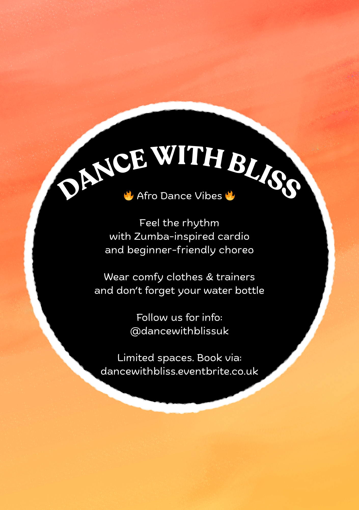 Flyer back for class